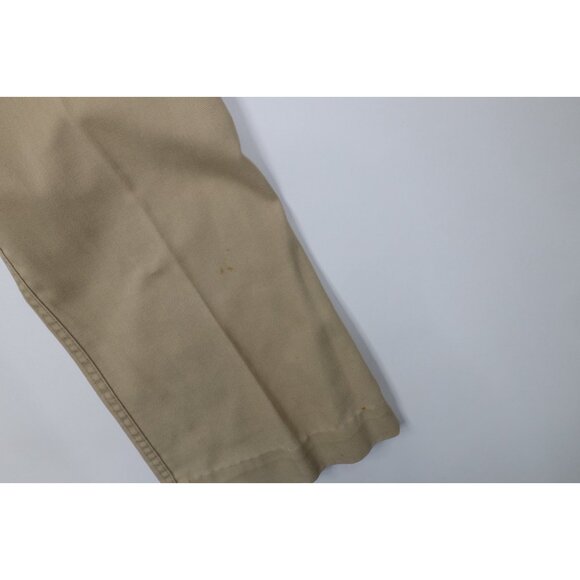 Vtg 70s Streetwear Mens 38x29 Distressed Wide Leg Bell Bottoms Twill Jeans USA - Picture 14 of 14